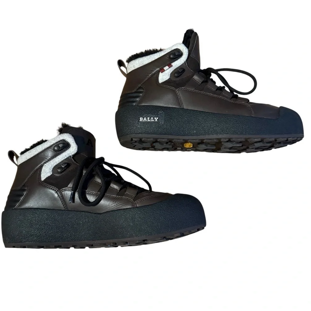 Bally Cusago Shearling Snow Boot Size 9